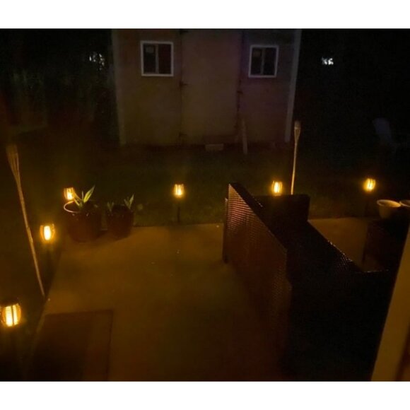 Upgraded Solar Lights Outdoor, 6 Pack Flickering Flame Solar Torch Lights - Picture 2 of 2